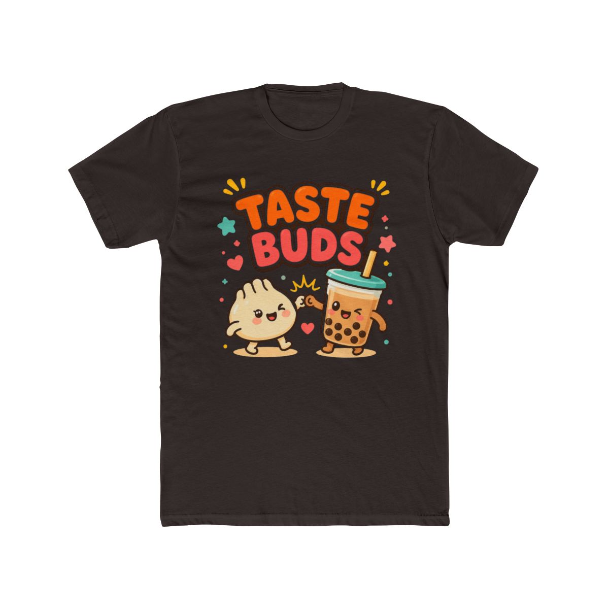 Taste Buds - Cute Kawaii Boba Tea Cartoon T Shirt - alternate angle 2, merchandise
